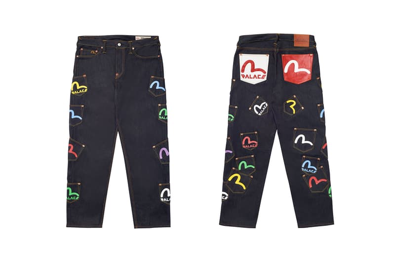 パレス x エビスに並ぶ全アイテムが公開 Palace x EVISU Spring 2020 Collaboration Drop List collection release date info buy april 3 ss20 skateboards