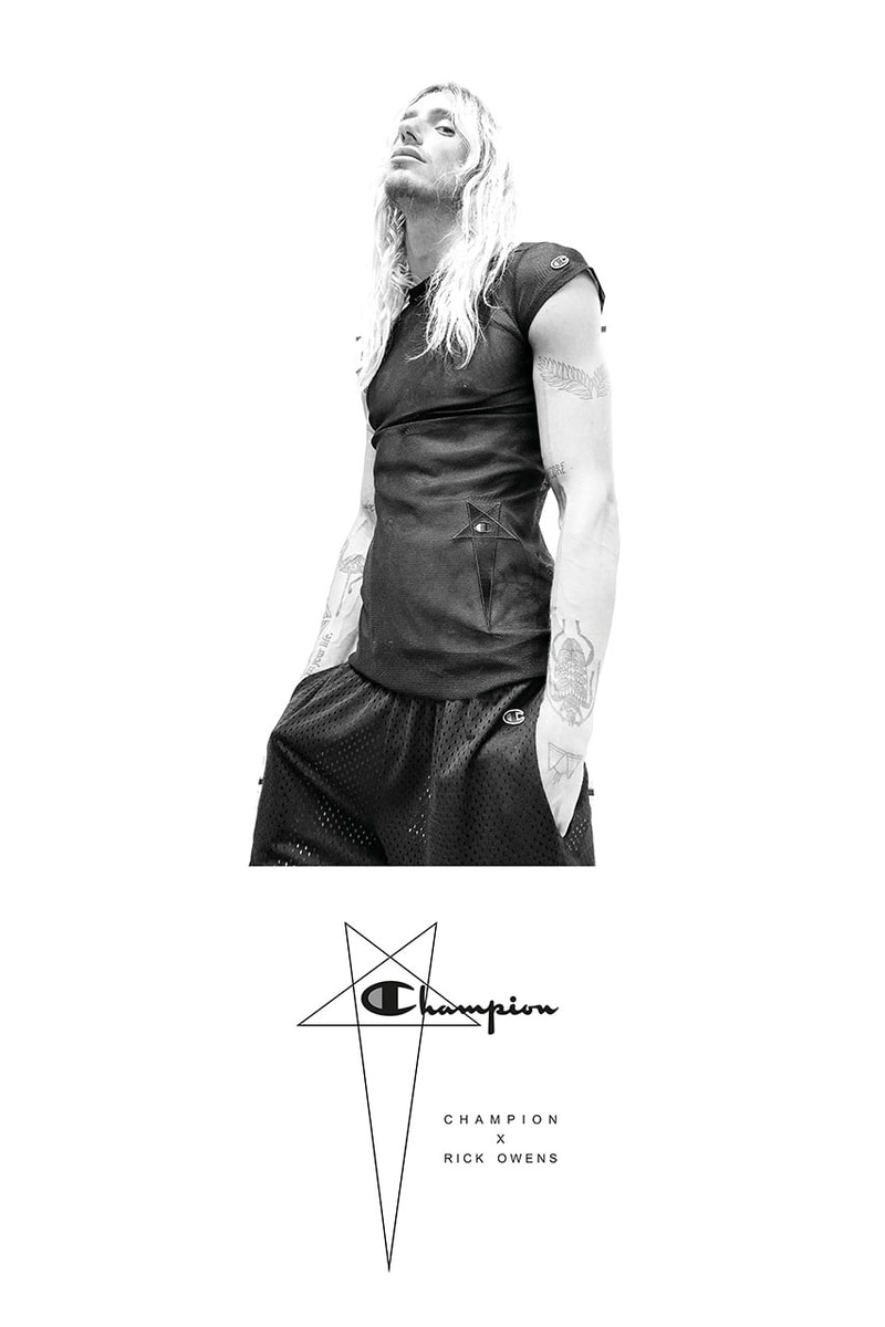 チャンピオンxリックオウエンス Champion と Rick Owens による異色のコラボコレクションがローンチ