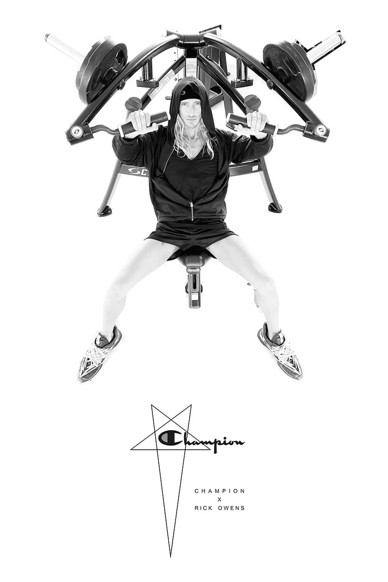 チャンピオンxリックオウエンス Champion と Rick Owens による異色のコラボコレクションがローンチ