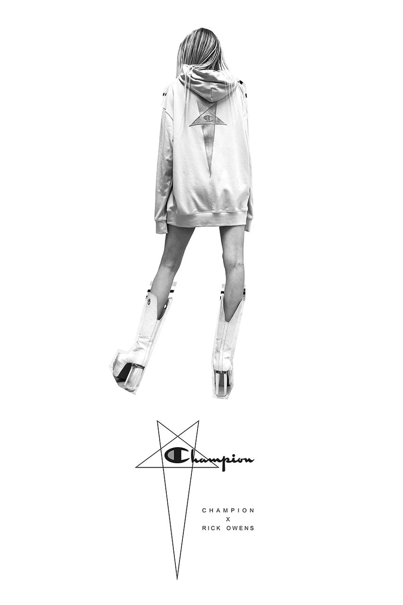 チャンピオンxリックオウエンス Champion と Rick Owens による異色のコラボコレクションがローンチ