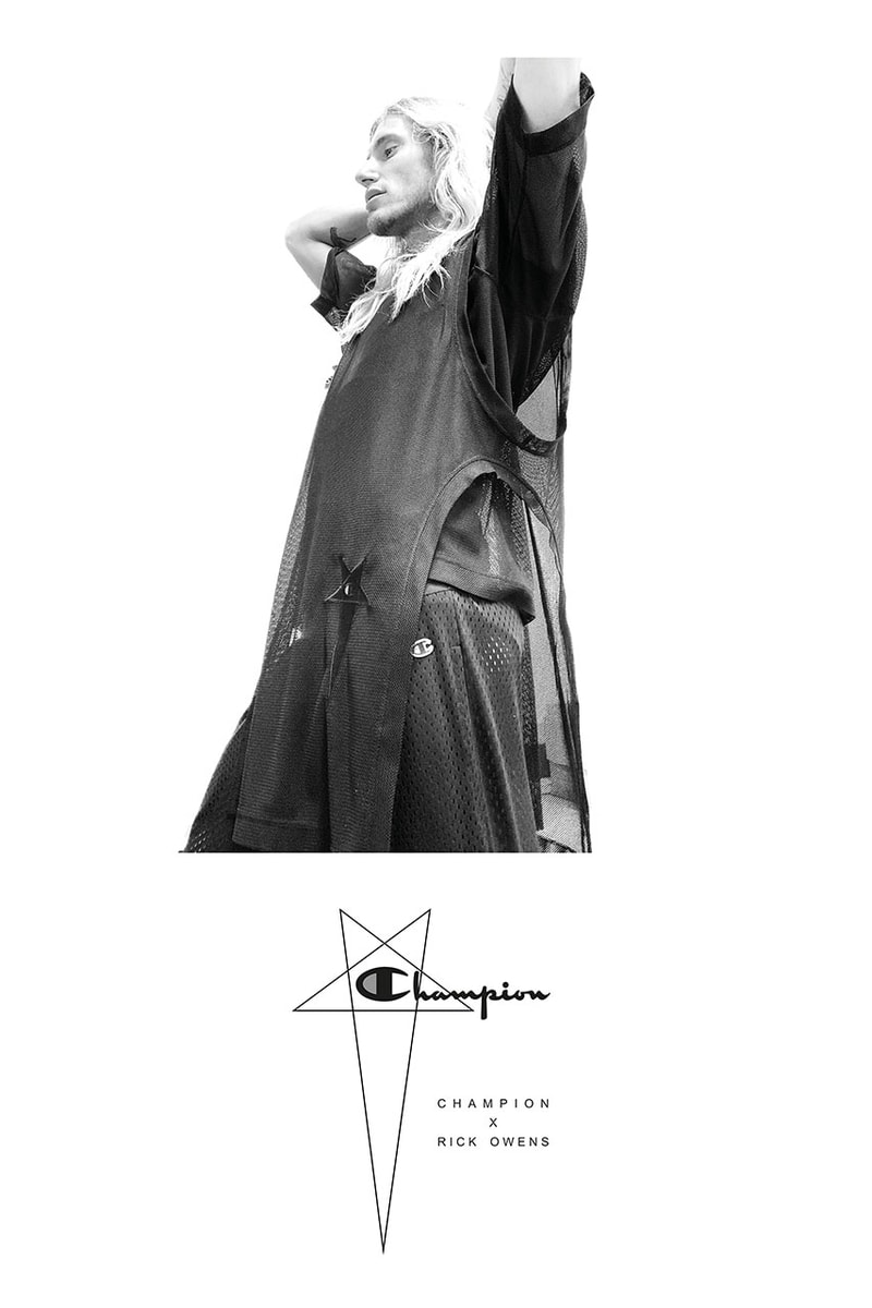 チャンピオンxリックオウエンス Champion と Rick Owens による異色のコラボコレクションがローンチ