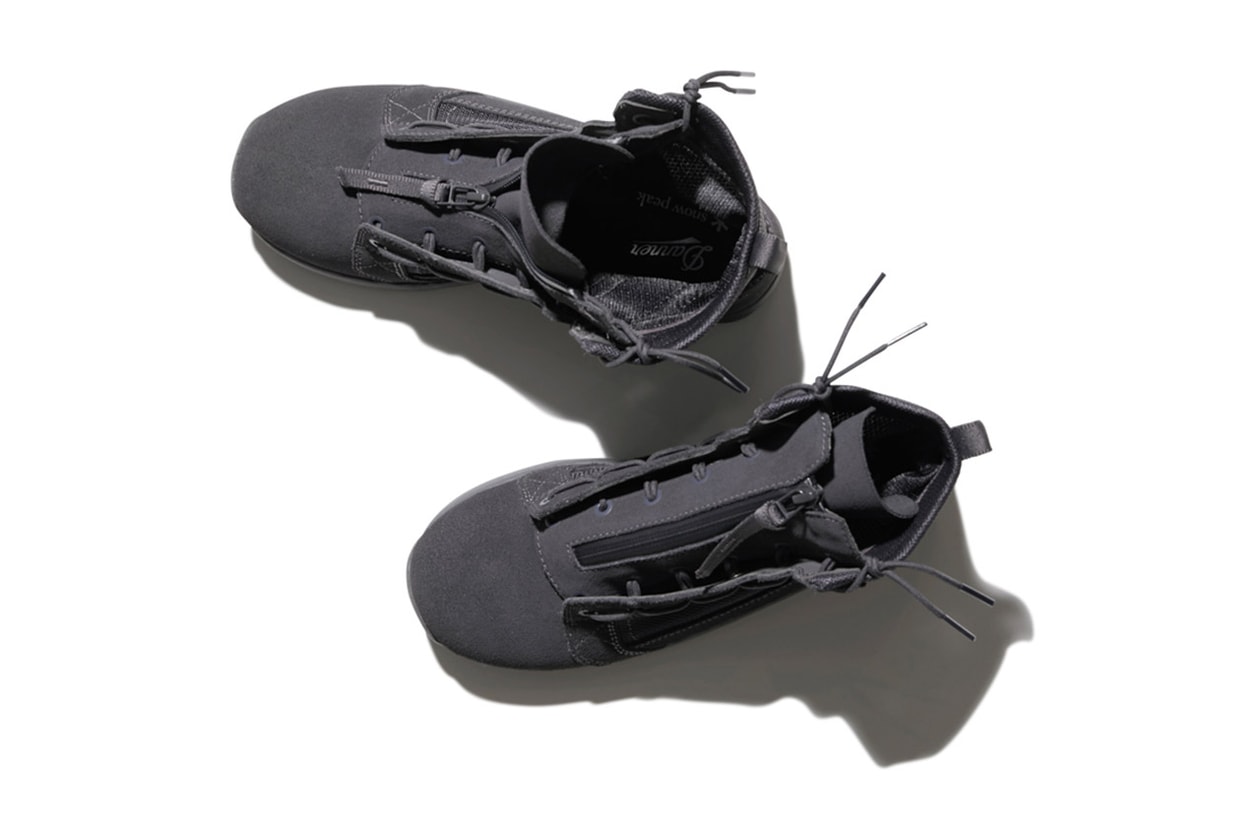 スノーピークとダナーによるミリタリーテイストのコラボブーツがリリース