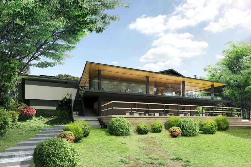 STARBUCKS が民間企業として初めて新宿御苑に店舗をオープン