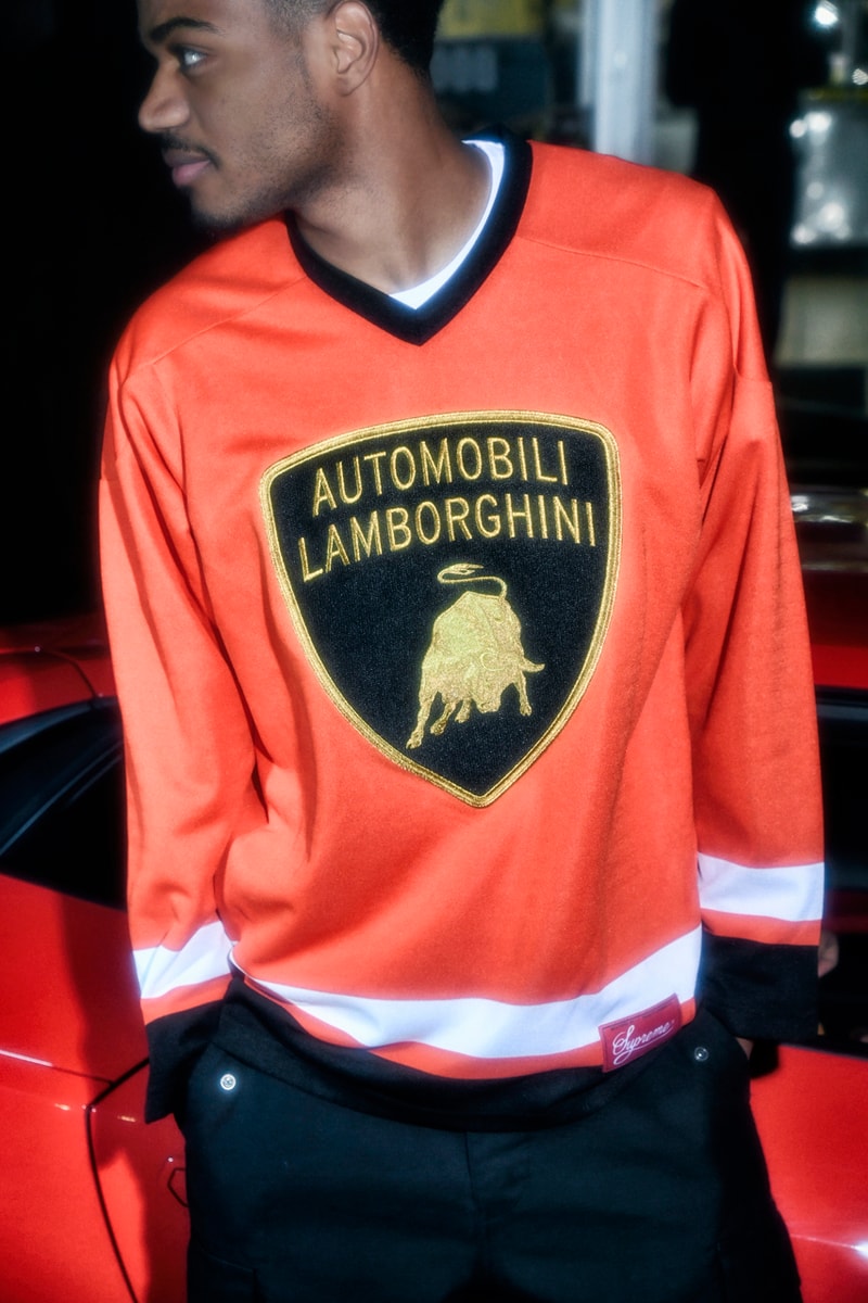 シュプリーム ランボルギーニ Supreme が Lamborghini とのコラボコレクションを発表