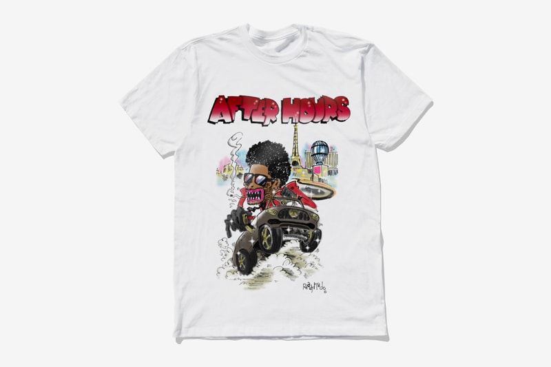 ザ・ウィークエンドがレディメイドとのコラボマーチをリリース The Weeknd READYMADE After Hours Capsule Collection Release T shirt long short sleeve black white 