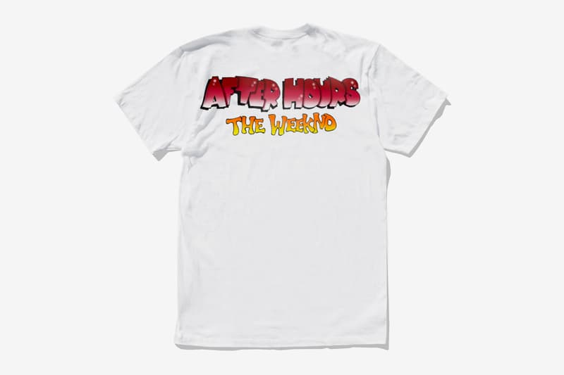 ザ・ウィークエンドがレディメイドとのコラボマーチをリリース The Weeknd READYMADE After Hours Capsule Collection Release T shirt long short sleeve black white