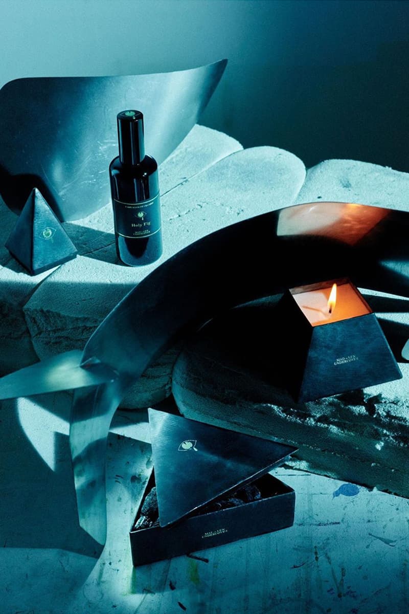 アンダーカバーがマドエレンとのコラボフレグランスを発表 UNDERCOVER x Mad et Len Fragrance Capsule Collection release info drop date price details perfume parfum “Buddha Paper” “Black Mysticism” potpourri “Holy Fig” room