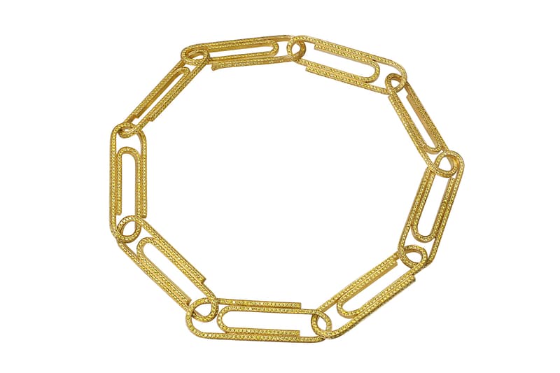 ヴァージル・アブロー が“オフィス用品”をモチーフとしたジュエリーラインをスタート Virgil Abloh x Jacob & Co. "Office Supplies" Collaboration jewelry collection paperclip money clip earrings bracelet necklace release date order form email