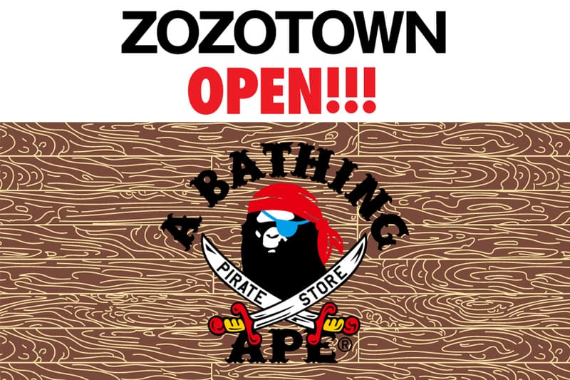"宝探し"をコンセプトに展開する A BATHING APE PIRATE STORE® ア・ベイシング・エイプ パイレーツストアが ZOZOTOWN ゾゾタウン にオープン