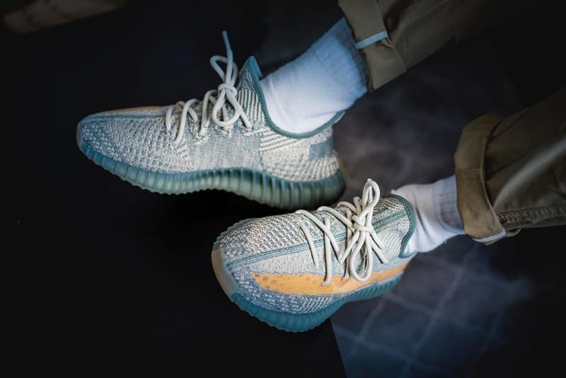 イージーブースト 今夏発売と噂される YEEZY BOOST 350 V2 新色2型の着用ビジュアルが浮上 adidas YEEZY BOOST 350 V2 Asriel Israfil Closer On Foot Look Release Info