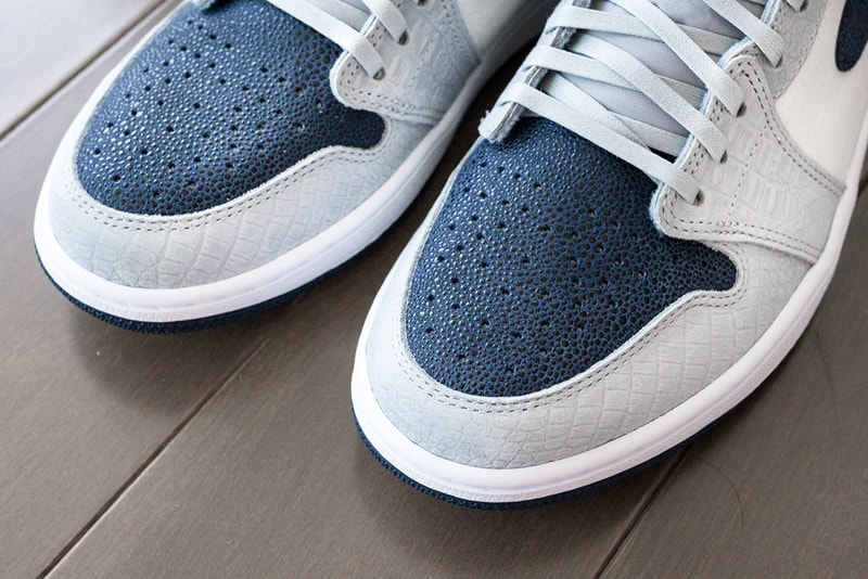 Jordan Brand から エアジョーダン 1 PE NCAA ジョージタウン大学仕様の Air Jordan 1 PE が登場 air jordan 1 georgetown hoyas pe player edition white navy grey release date info photos price