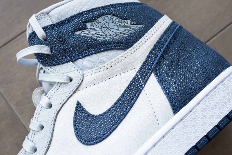 Jordan Brand から エアジョーダン 1 PE NCAA ジョージタウン大学仕様の Air Jordan 1 PE が登場 air jordan 1 georgetown hoyas pe player edition white navy grey release date info photos price