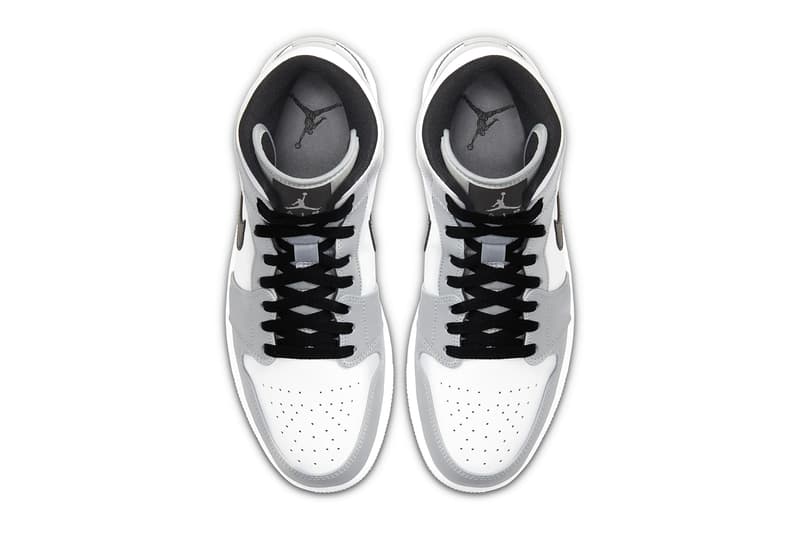 ディオールのコラボに酷似する？ エアジョーダン 1 Midが登場 ナイキ Air Jordan 1 Mid Light Ash White Black Release Info Buy Price 554724-092