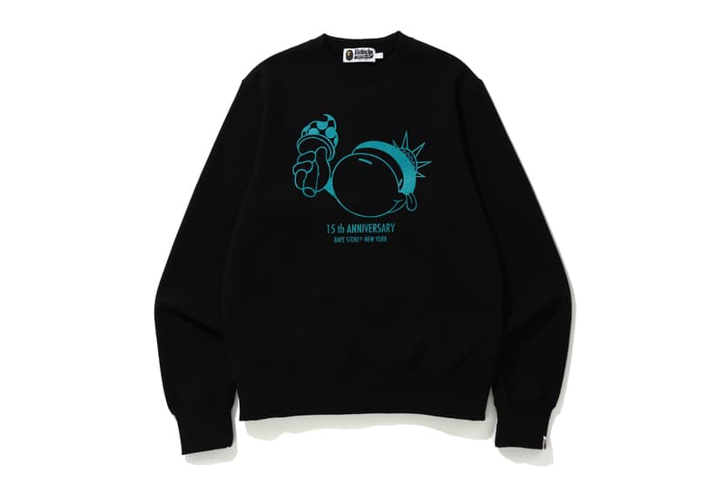ベイプ ストア BAPE STORE® NYC 15周年を記念したカプセルコレクションが発売 Bape NYC 15th ANNIVERSARY COLLECTION new york city flagship store shop fifteenth a bathing ape generals statue of liberty graphics artwork print logo april 18 2020