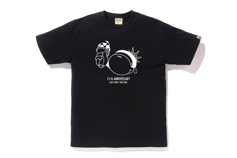 ベイプ ストア BAPE STORE® NYC 15周年を記念したカプセルコレクションが発売 Bape NYC 15th ANNIVERSARY COLLECTION new york city flagship store shop fifteenth a bathing ape generals statue of liberty graphics artwork print logo april 18 2020