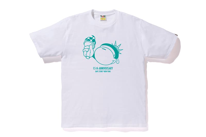 ベイプ ストア BAPE STORE® NYC 15周年を記念したカプセルコレクションが発売 Bape NYC 15th ANNIVERSARY COLLECTION new york city flagship store shop fifteenth a bathing ape generals statue of liberty graphics artwork print logo april 18 2020
