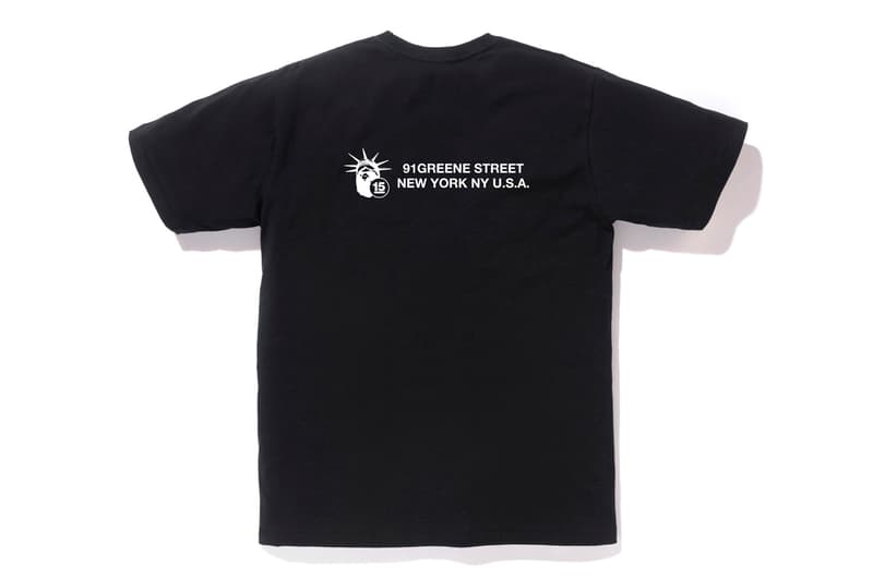 ベイプ ストア BAPE STORE® NYC 15周年を記念したカプセルコレクションが発売 Bape NYC 15th ANNIVERSARY COLLECTION new york city flagship store shop fifteenth a bathing ape generals statue of liberty graphics artwork print logo april 18 2020