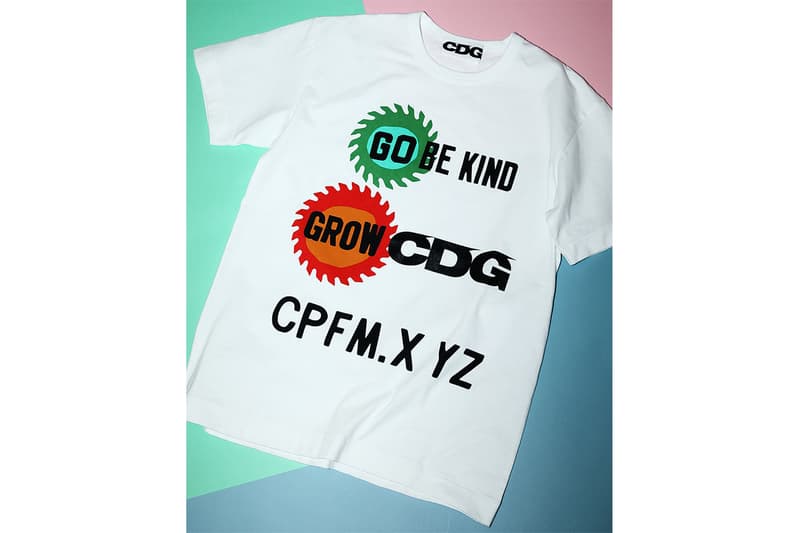 CPFM カクタス プラント フリー マーケット Cactus Plant Flea Market x CDG からコラボTシャツ2型が発売 コムデギャルソン