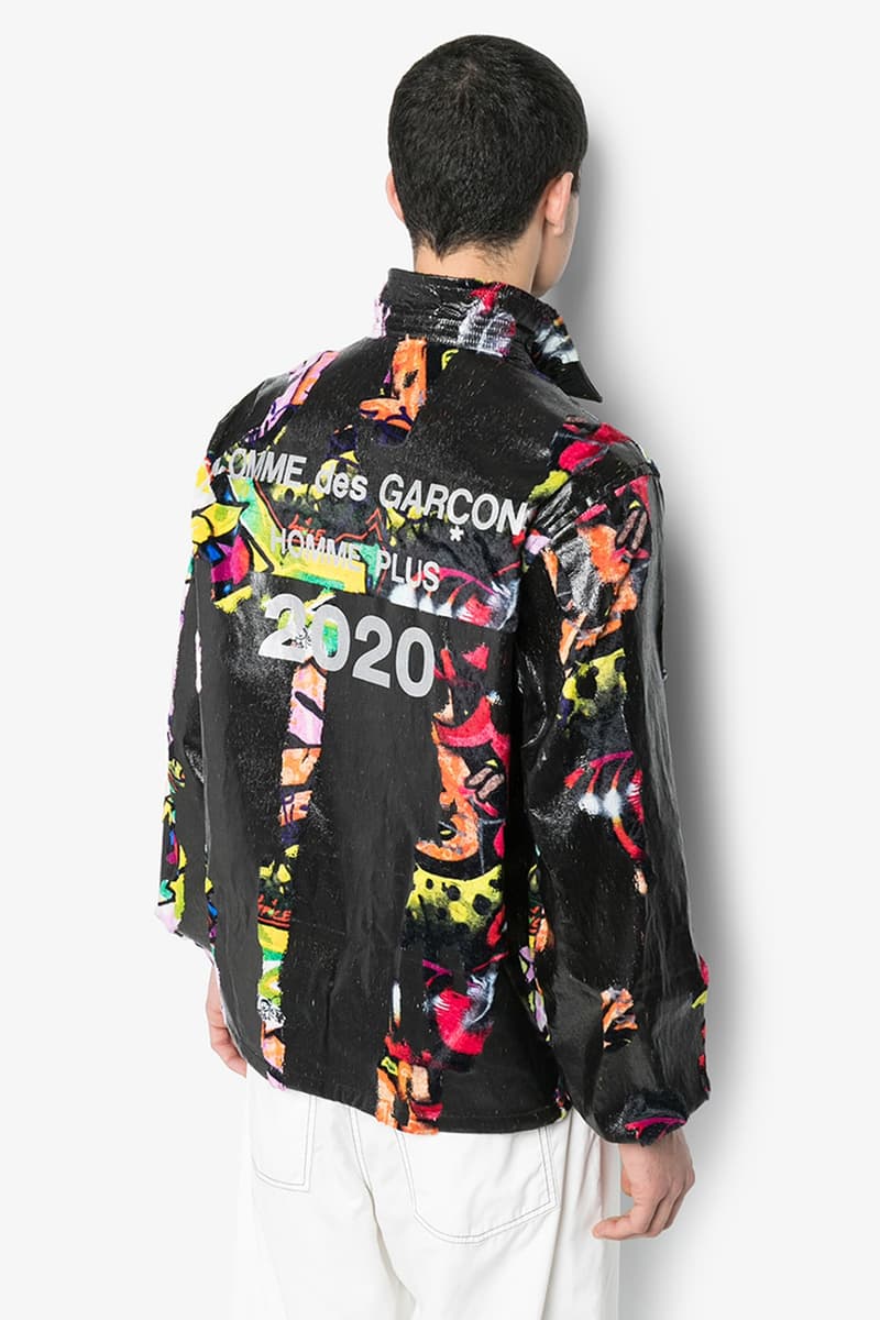 COMME des GARÇONS Homme Plus が2020年春夏コレクションからジャケット2型をリリース COMME des GARCONS HOMME PLUS floral coated cotton bomber jacket shirt menswear streetwear cdg rei kawakubo spring summer 2020 collection japanese made in japan designer leather black hawaiian flight