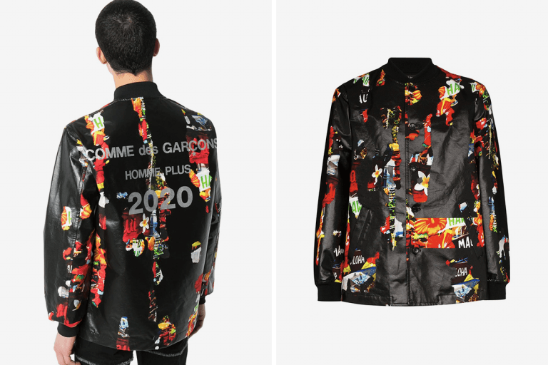 COMME des GARÇONS Homme Plus から鮮やかなフローラルプリントのジャケット2型が発売