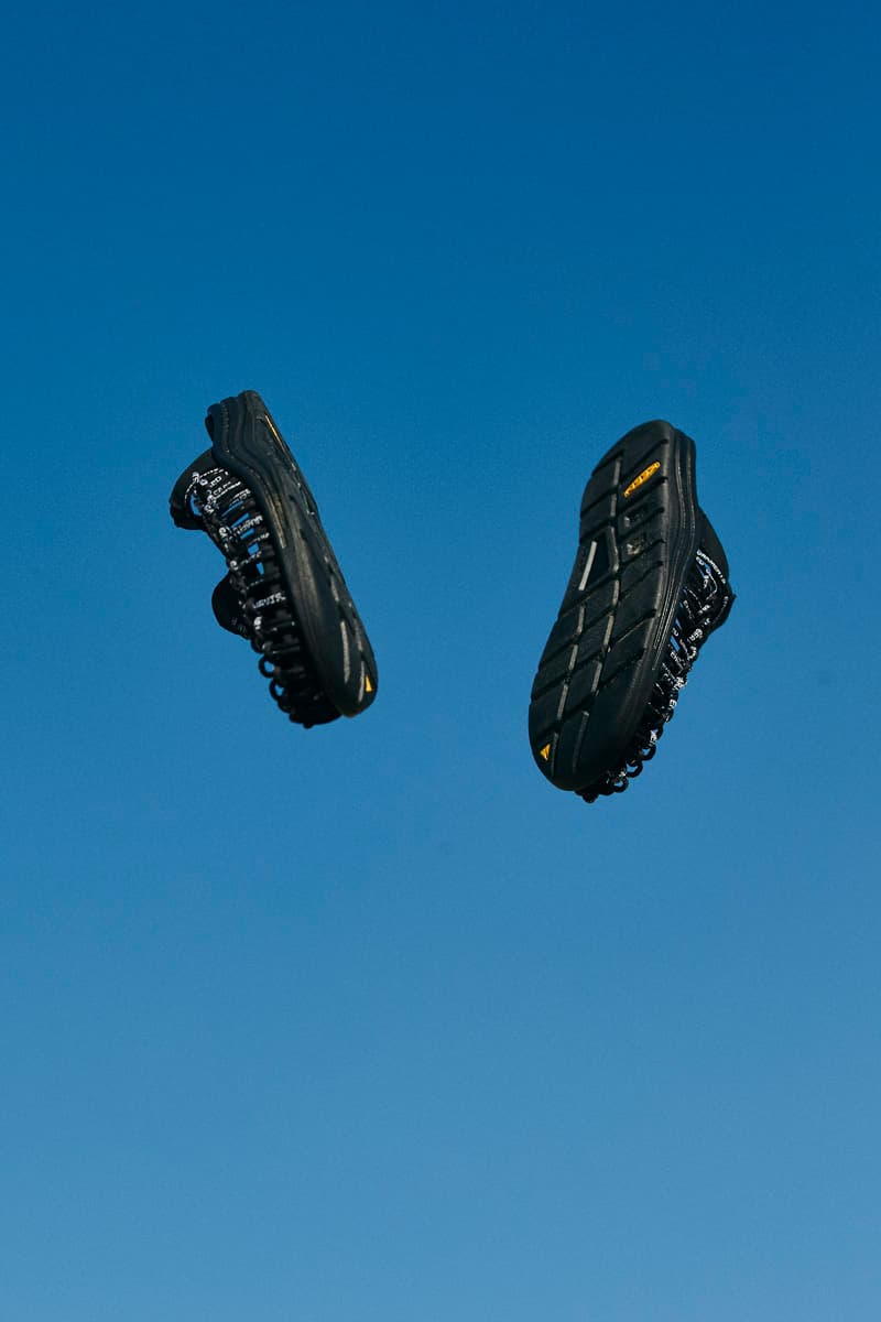 engineered garments keen uneek 2 slide sandal black white release date info photos price