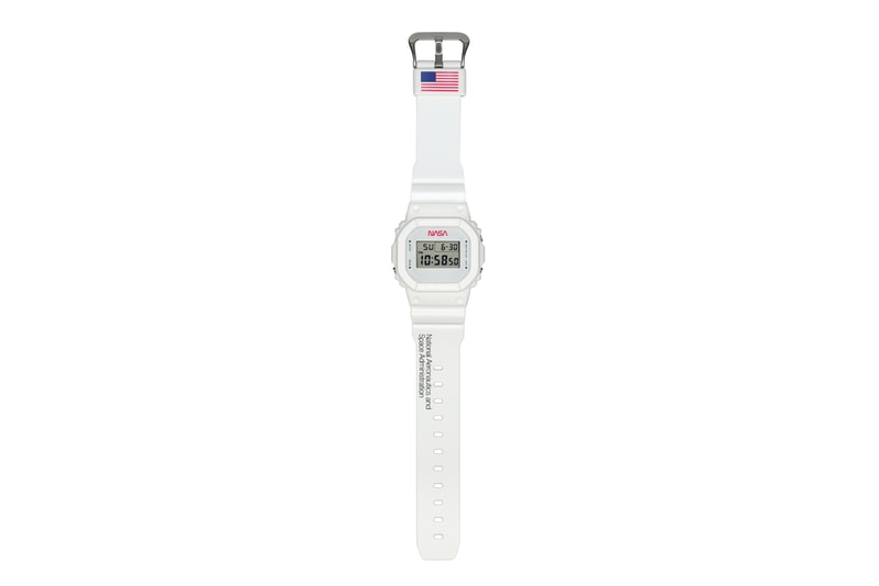 ジーショック ナサ G-SHOCK から NASA をテーマにした新作ウォッチ DW-5600 が登場 G-Shock NASA DW5600NASA20-7CR casio watch timepiece collaboration astronaut american flag set National Aeronautics and Space Administration all systems go