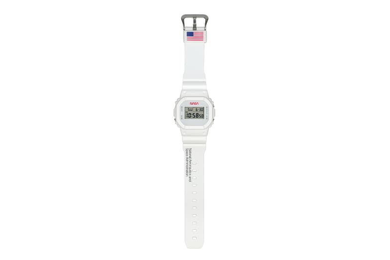 ジーショック ナサ G-SHOCK から NASA をテーマにした新作ウォッチ DW-5600 が登場 G-Shock NASA DW5600NASA20-7CR casio watch timepiece collaboration astronaut american flag set National Aeronautics and Space Administration all systems go