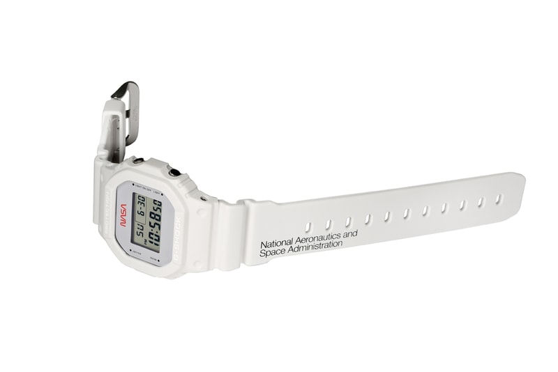 ジーショック ナサ G-SHOCK から NASA をテーマにした新作ウォッチ DW-5600 が登場 G-Shock NASA DW5600NASA20-7CR casio watch timepiece collaboration astronaut american flag set National Aeronautics and Space Administration all systems go