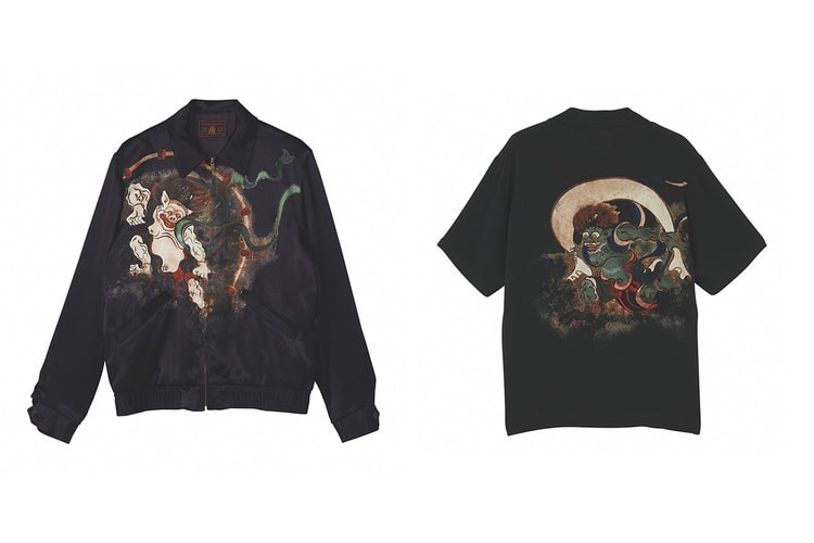 HYSTERIC GLAMOUR から風神雷神の描かれたスーベニアジャケットとアロハシャツが登場