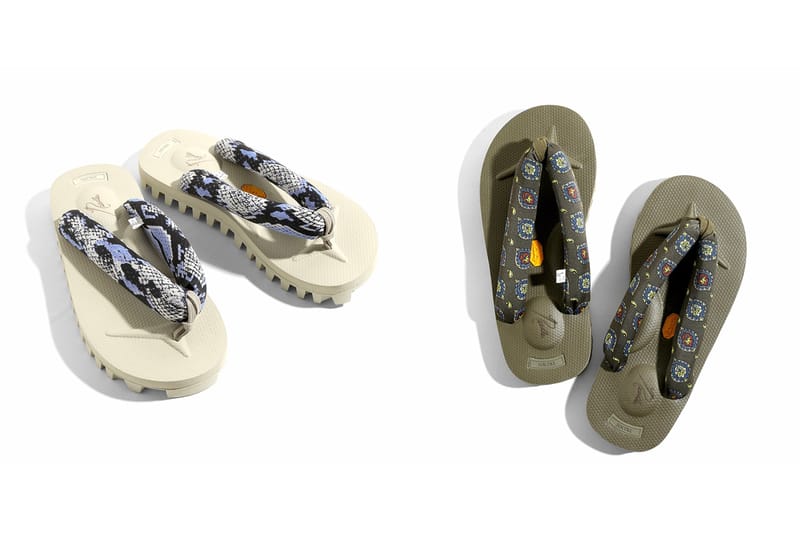 NEEDLES と SUICOKE による雪駄デザインのコラボサンダル第2弾が登場