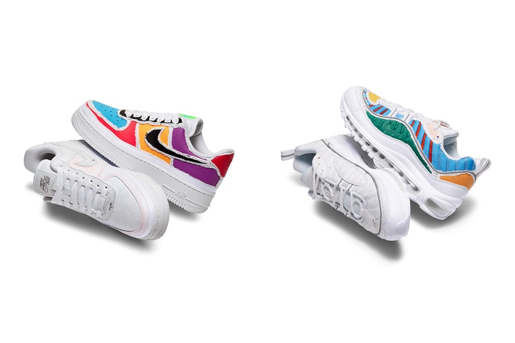 Nike から“剥がして”デザインするウィメンズの Air Force 1 と Air Max 98 の “Reveal” モデル が発売