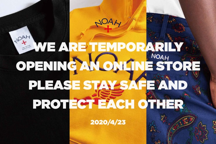 NOAH が日本国内初となるオフィシャルオンラインストアを期間限定でオープン