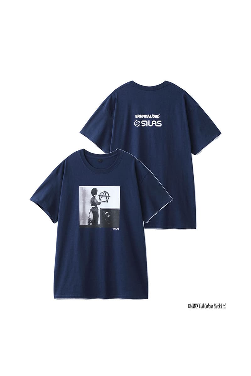 SILAS サイラス が BANKSY バンクシー のグラフィティアートプロジェクト“BRANDALISED™”とのレーションTシャツを発売