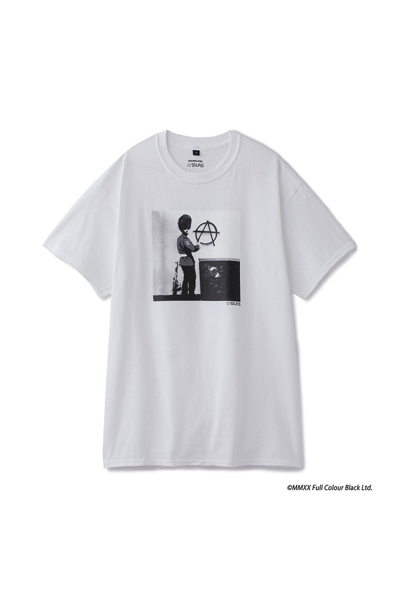 SILAS サイラス が BANKSY バンクシー のグラフィティアートプロジェクト“BRANDALISED™”とのレーションTシャツを発売