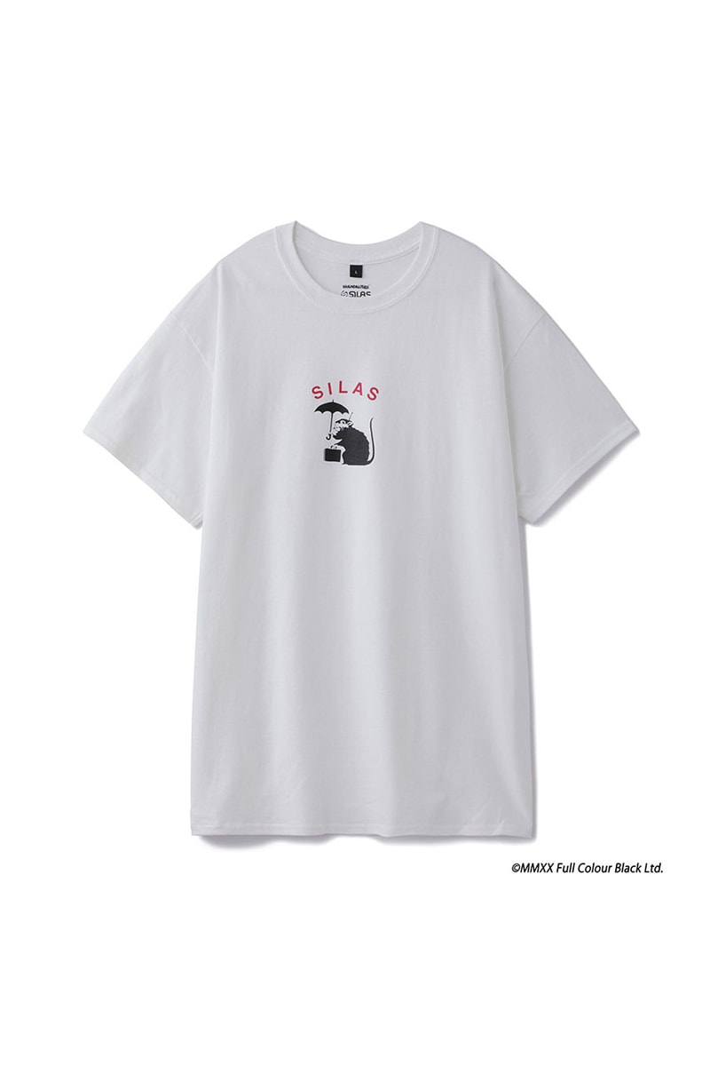 SILAS サイラス が BANKSY バンクシー のグラフィティアートプロジェクト“BRANDALISED™”とのレーションTシャツを発売