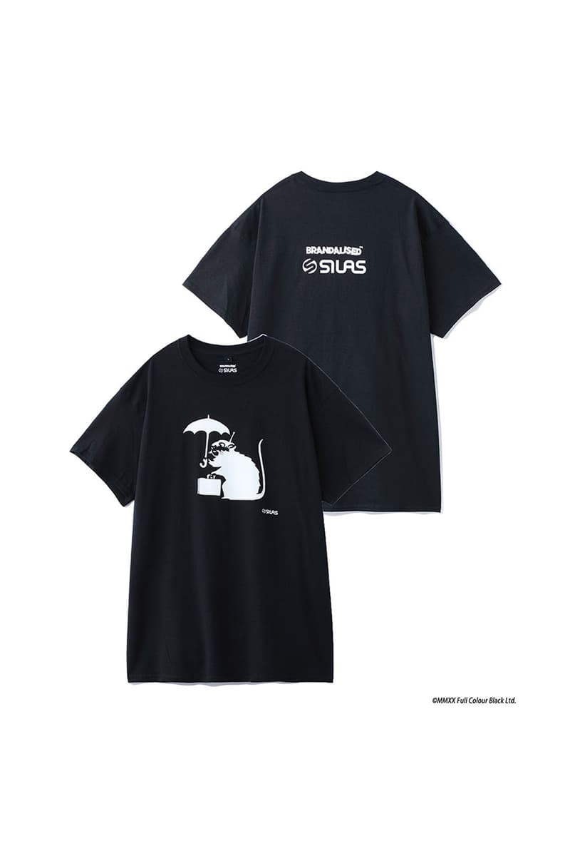 SILAS サイラス が BANKSY バンクシー のグラフィティアートプロジェクト“BRANDALISED™”とのレーションTシャツを発売