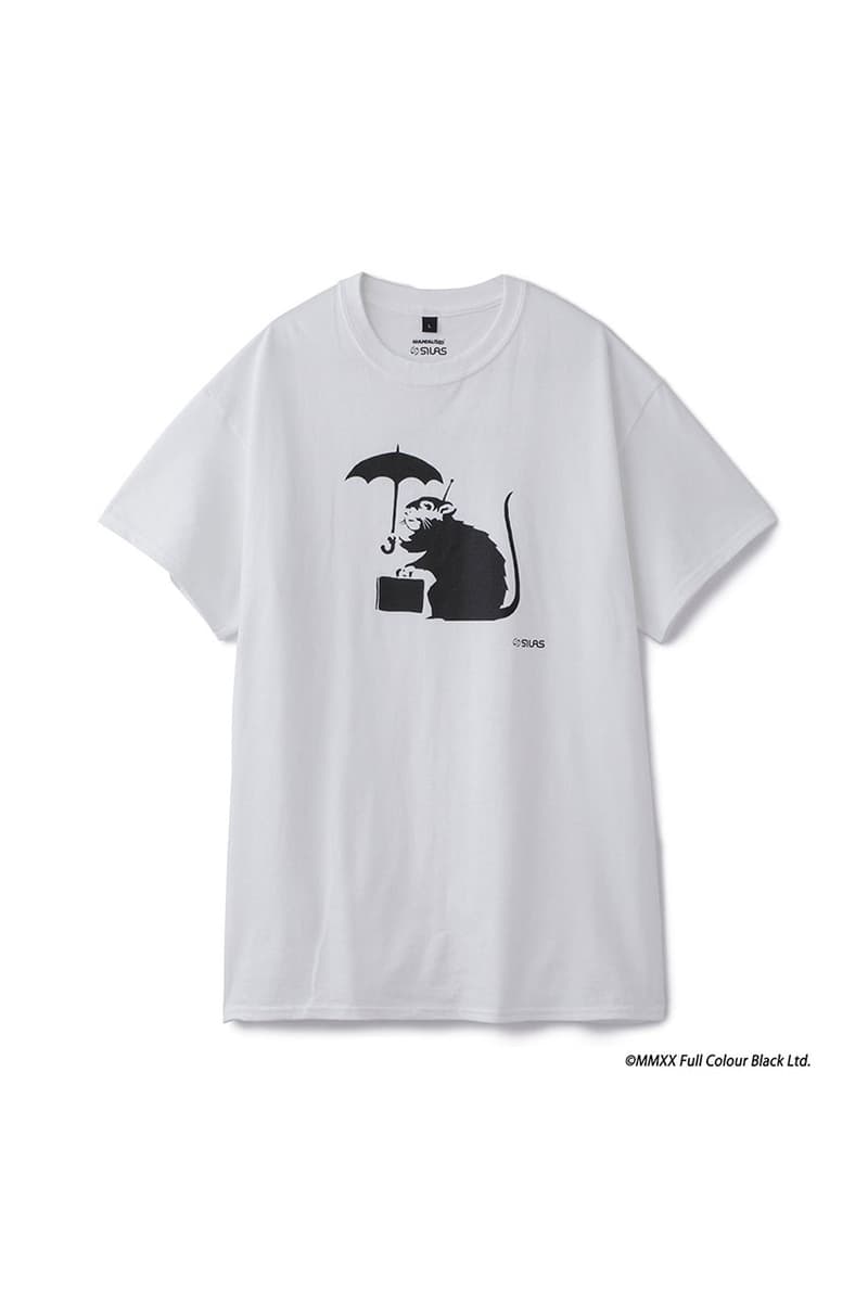 SILAS サイラス が BANKSY バンクシー のグラフィティアートプロジェクト“BRANDALISED™”とのレーションTシャツを発売