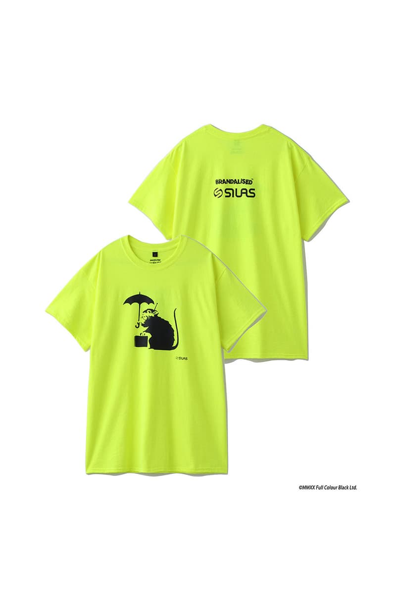 SILAS サイラス が BANKSY バンクシー のグラフィティアートプロジェクト“BRANDALISED™”とのレーションTシャツを発売