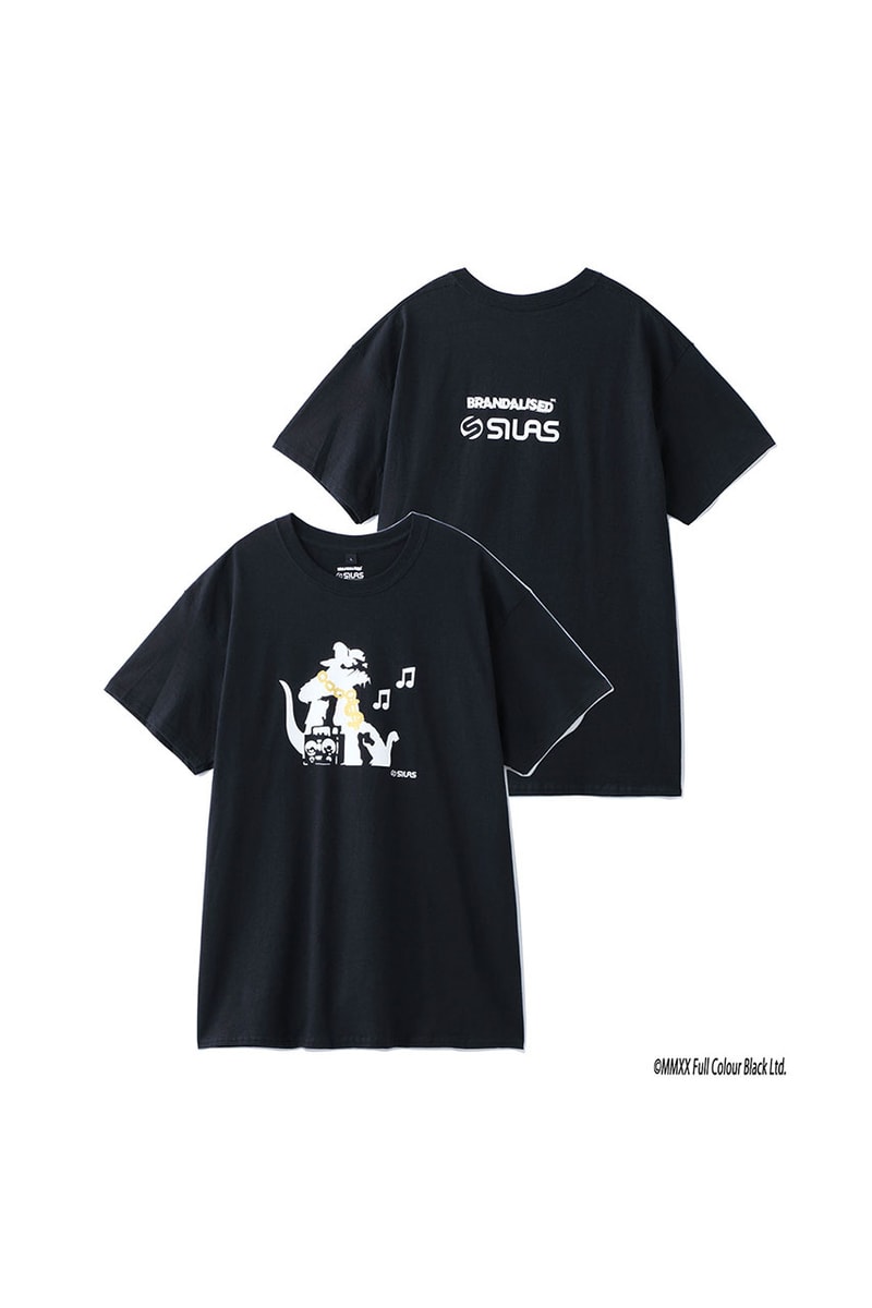 SILAS サイラス が BANKSY バンクシー のグラフィティアートプロジェクト“BRANDALISED™”とのレーションTシャツを発売