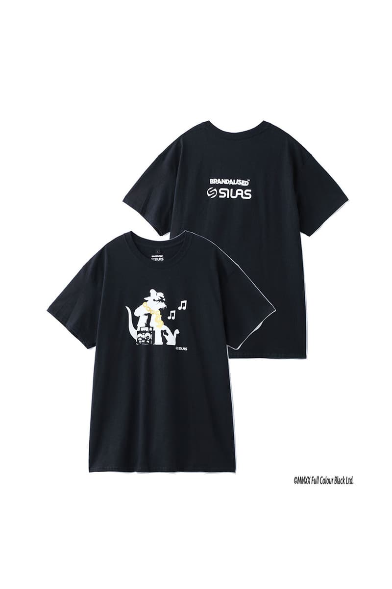 SILAS サイラス が BANKSY バンクシー のグラフィティアートプロジェクト“BRANDALISED™”とのレーションTシャツを発売