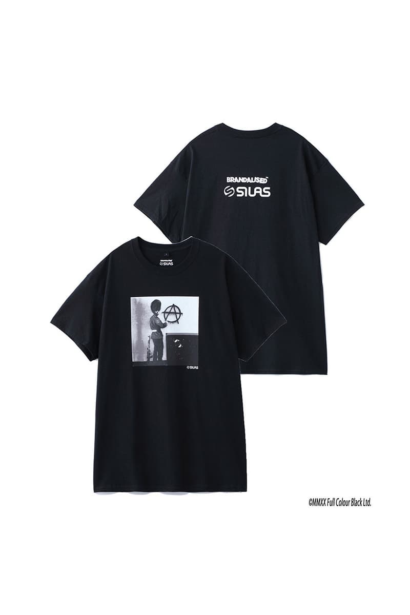 SILAS サイラス が BANKSY バンクシー のグラフィティアートプロジェクト“BRANDALISED™”とのレーションTシャツを発売