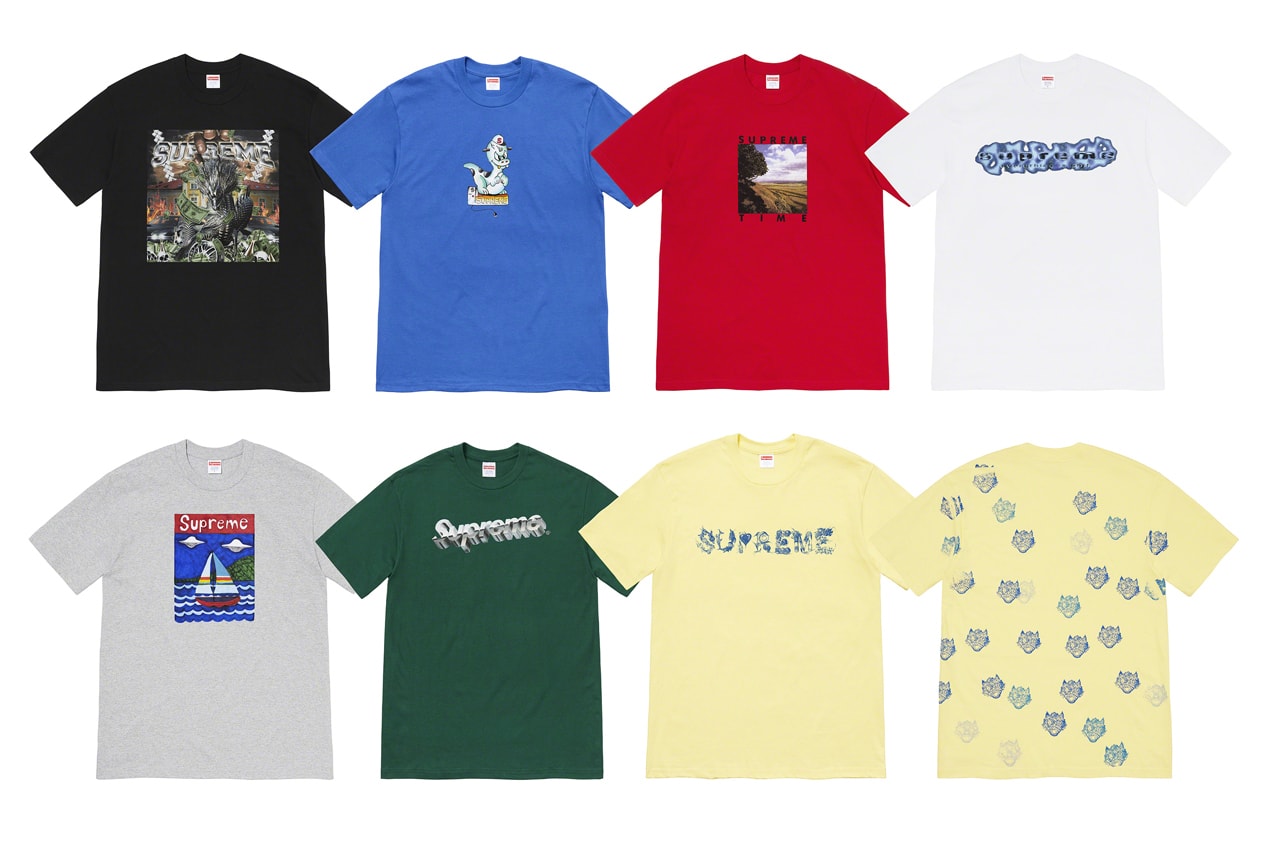 シュプリームが年春シーズンのtシャツコレクションを発表 Hypebeast Jp
