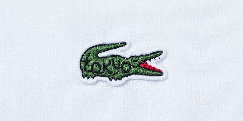 LACOSTE TOKYOの文字が組み込まれたスペシャルなラコステが限定リリース