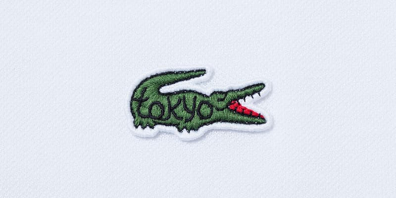 LACOSTE TOKYOの文字が組み込まれたスペシャルなラコステが限定リリース