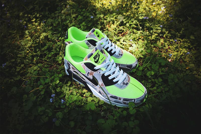 atmos アトモス が Nike Air Max 90 ナイキ エアー マックス 90の新作モデル“Green Camo”を限定リリース