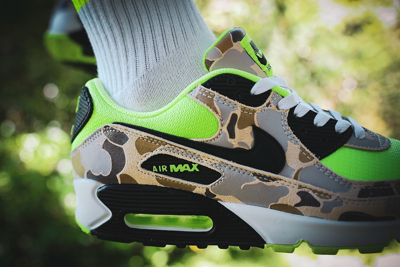 atmos アトモス が Nike Air Max 90 ナイキ エアー マックス 90の新作モデル“Green Camo”を限定リリース