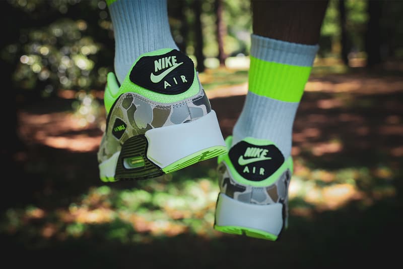 atmos アトモス が Nike Air Max 90 ナイキ エアー マックス 90の新作モデル“Green Camo”を限定リリース