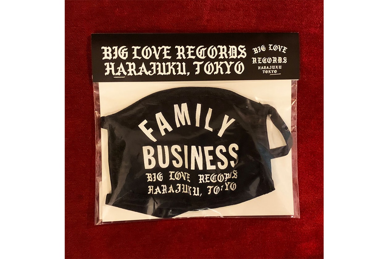 ビッグラブレコード Big Love Records からアイコニックなロゴをプリントした布製マスクが登場 Cali Thornhill DeWitt（カリ・ソーンヒル・デウィット）