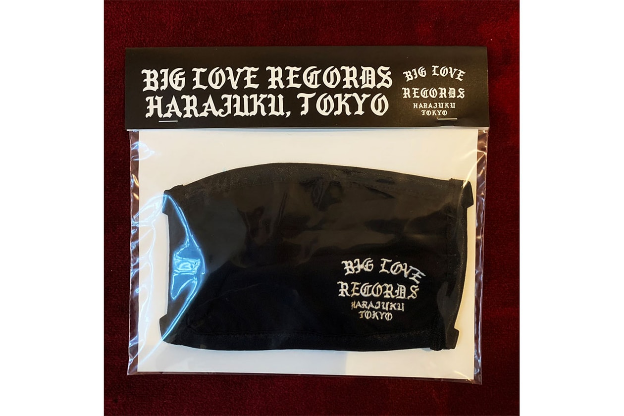 ビッグラブレコード Big Love Records からアイコニックなロゴをプリントした布製マスクが登場 Cali Thornhill DeWitt（カリ・ソーンヒル・デウィット）