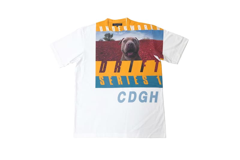 コムデギャルソン アンダーワールド COMME des GARÇONS Homme が Underworld のアルバムカバーをプリントしたアイテムを発売